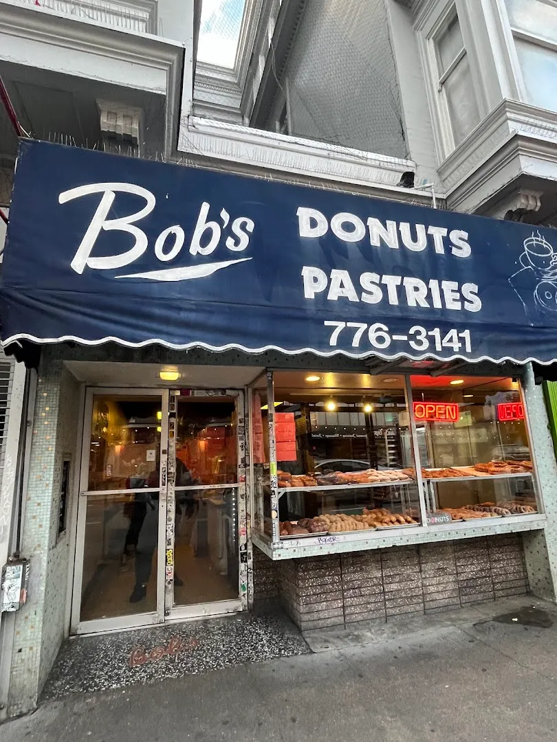 Classic Pink Donut at Bob's Donuts